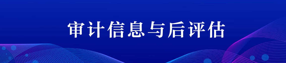 审计信息与后评估